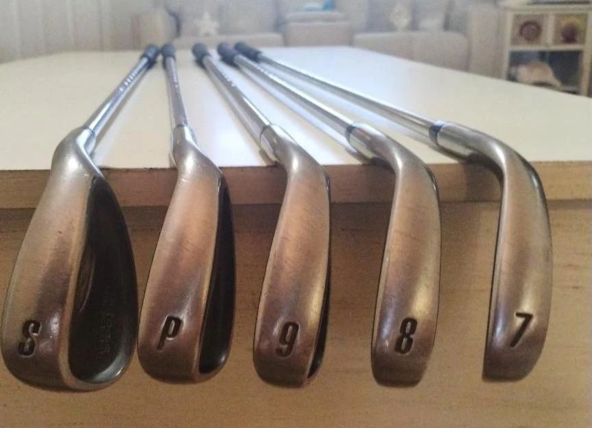 King COBRA 3100 Irons 7 8 9 PW & SW Men's RH Steel Shaft regular Flex, NICE SHAP - Image 1 of 3