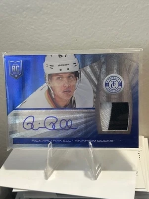 Rickard Rakell 2013-14 Panini #211 Rookie Patch Auto 06/25 - Image 1 of 4