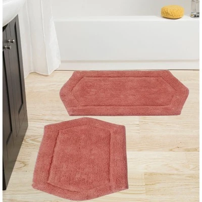 Waterford Collection 100% Cotton Bath Carpet Non-Slip 2 - Image 1 of 4
