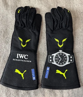 Lewis Hamilton PUMA IWC 万国表梅赛德斯 AMG Petronas 赛车手套 - 原装 — 第 1/4 张图片