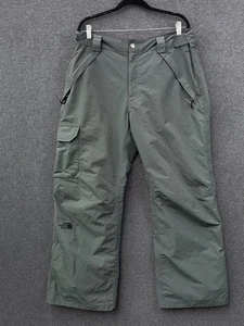 The North Face Seymore HyVent Mens Large Snow Ski Pants Olive Green Waterproof - Picture 1 of 22