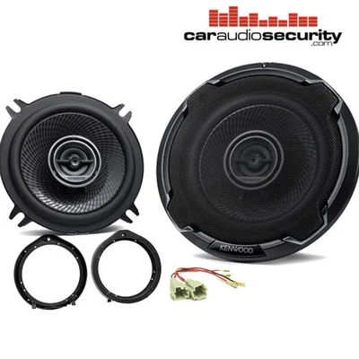 KENWOOD 2 Way 640 Watts Front Door Car Speakers For Honda Civic EP3 2000 - 2005 - Image 1 of 3