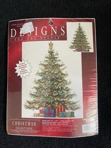 Designs for the Needle Christmas Tree Cross Stitch Kit #309846 NEW SEALED - Picture 1 of 5
