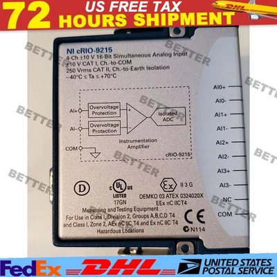 National Instruments️ New  cRIO-9215 Analog Input Module - Image 1 of 4