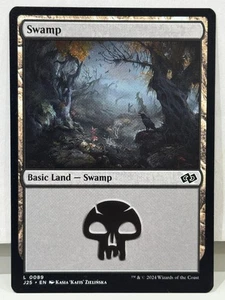 Magic The Gathering: Basic Land - Swamp V.1, 2 und 3 Foundations Jumpstart: MTG - Bild 1 von 6