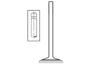 For 2009-2010 Pontiac Vibe Exhaust Valve 75655XW 2.4L 4 Cyl Engine Exhaust Valve - Picture 1 of 2