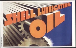 Modern Postcard: 1928 SHELL PETROL Advert: Shell Lubricating Oil. Free UK p&p - Picture 1 of 1
