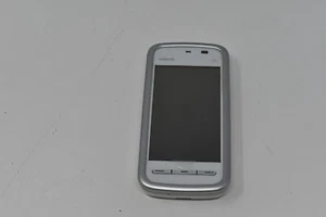 White Nokia BL-5J Brick Phone With Camera And Black Case (Charger Needed) - Afbeelding 1 van 3