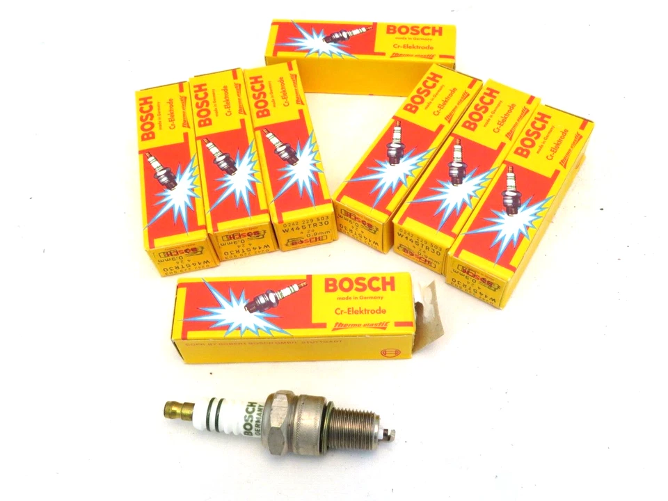 Bujías Bosch Triumph Stag Spitfire TR6 TR7 TR8 MG Midget W145TR30 Foto 1 de 4