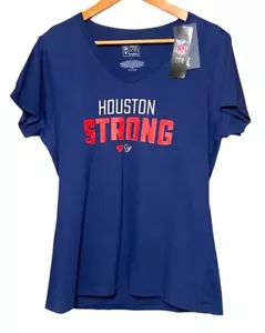 NFL Pro Line Fanatics Texans Damen Navy Houston Strong V-Neck Shirt Gr. L Neu mit Etikett - Bild 1 von 10