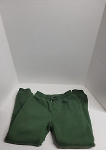 Eddie Bauer School Kids Green Sweatpants Fleece Lined Size Medium 10/12