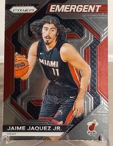 2023-24 Prizm Jaime Jaquez JR. Emergent #23 Rookie Miami Heat