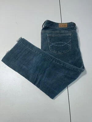 14 Pantalones capris regulares de pana para niños Abercrombie & Fitch azul corte Foto 1 de 4