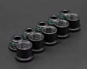 SRAM Kettenblattschrauben 2-fach 5 Stück Doppel-Inbus schwarz - Picture 1 of 2
