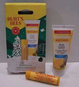 Burt's Bee Beeswax Hive Favorites - .15 Beeswax Lip Balm & 1oz Body Lotion - Picture 1 of 3