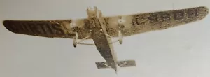 In Flight Curtiss NC9609 Ford 4ATB Tri Motor Airplane Photo1930 Ground View - Picture 1 of 3