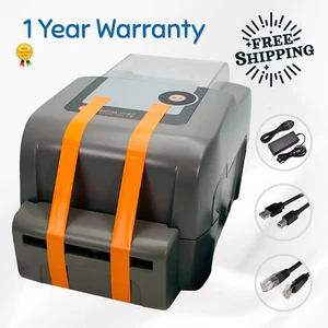 Refurbished Datamax E-4205A Direct Thermal Barcode Printer 203 DPI, USB, Cutter - Picture 1 of 12