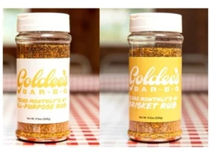 Goldees BBQ All Purpose Rub And Brisket Seasoning Bundle. 1 Of Each. - Picture 1 of 1