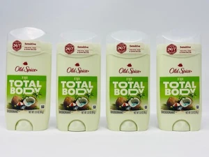 4 Old Spice Fiji Total Body 24/7 Lasting Freshness Deodorant 3oz/85g New - Picture 1 of 6