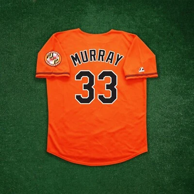 Camiseta deportiva naranja alternativa Eddie Murray Baltimore Orioles para hombre con parche de equipo Foto 1 de 4