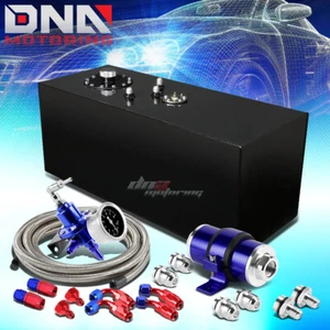 19 GALLON TOP-FEED COATED FUEL OIL TANK+CAP+PRESSURE REGULATOR+INLINE FILTER - Bild 1 von 12