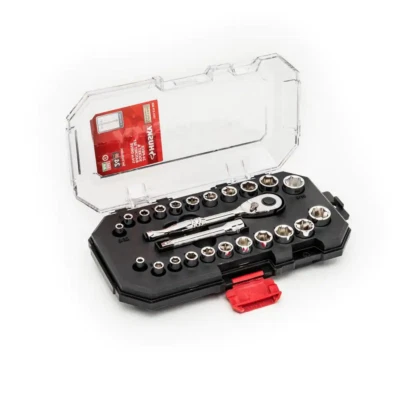 1/4 In. Drive Ratchet Sae/Metric Standard Socket Set (24-Piece) - Image 1 of 4