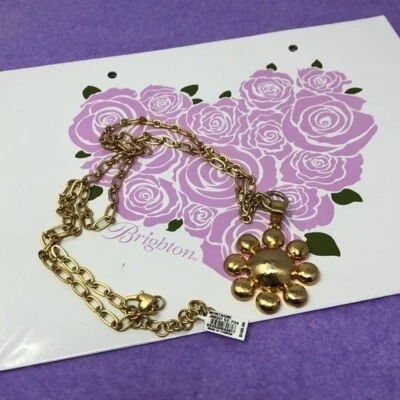 Brighton Versailles montagne brushed gold long necklace  NWT $118 - Image 1 of 4