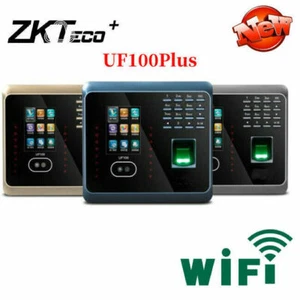 ZKTeco UF100Plus Wifi Biometric Face And Fingerprint Time Attendance Clock 2.8" - Picture 1 of 9