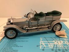 Vintage 1989 Franklin Mint Precision Model - 1907 Rolls-Royce Silver Ghost