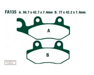 EBC Brakes Plaquettes de frein Plaquettes de freins FA135R - Photo 1/7