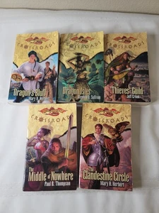 Dragonlance = CROSSROADS = complete set - 5 pbks 1st prints D&D PB - Picture 1 of 18