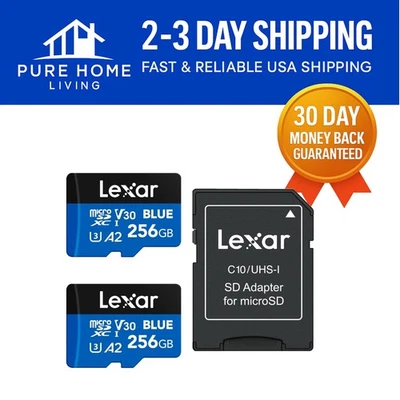 Ultimate 256GB Micro SD Card 2-Pack | 160MB/s High-Speed UHS-I Performance - Image 1 of 4