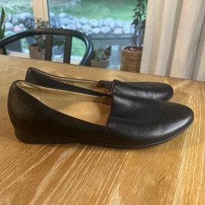 Scarpe comode donna Dansko slip on pelle nera Larisa nappa fresata 39 8,5-9 - Foto 1 di 8