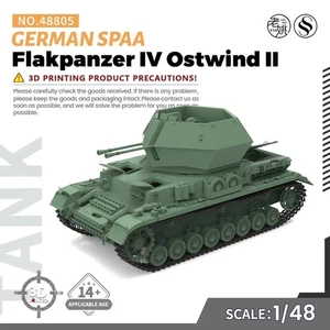 SSMODEL SS48805 1/48 Kit Modelo Militar Alemán Flakpanzer IV Ostwind II SPAA - Imagen 1 de 5