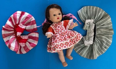 NASB Nancy Ann Storybook MUFFIE TLC SLW Walker MUÑECA + Tres (3) Vestidos (2663R) Foto 1 de 4