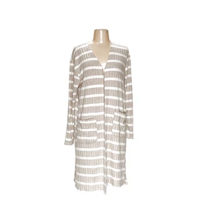 Nine West Striped Cardigan - Size S - Picture 1 of 4