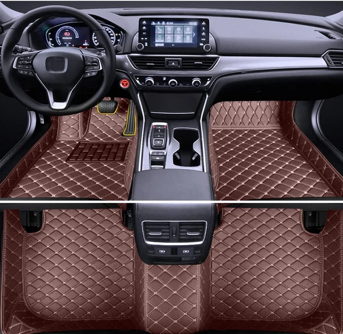 Handmde For Cadillac Escalade Luxury Waterproof Car Floor Mats Cargo Liners Foto 1 de 4