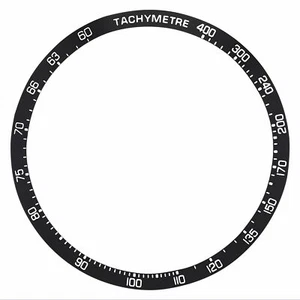 BEZEL INSERT FOR OMEGA SPEEDMASTER 9300 CHRONOMETER 41.5MM 331-10-42-51-01-002 - Picture 1 of 2