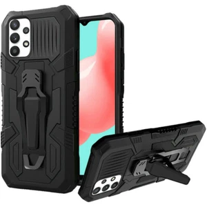 For Samsung Galaxy A32 5G Clip Magnetic Shockproof Phone Case +Temper Glass - Picture 1 of 20