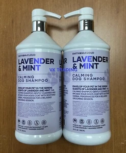 (2-Pack) SMITH & McCLOUD ~ LAVENDER & MINT Gentle Calming & Relaxing DOG SHAMPOO - Picture 1 of 4