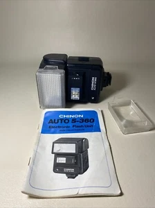 Chinon Auto S-360 Electronic Flash Photography Not Working For Parts or Repair - Picture 1 of 10