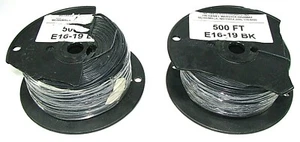 Wesbell Electronics E16-19 PTFE 500 ft recubierto de plata de alta temperatura 28 AWG, 19 hebras  - Imagen 1 de 2