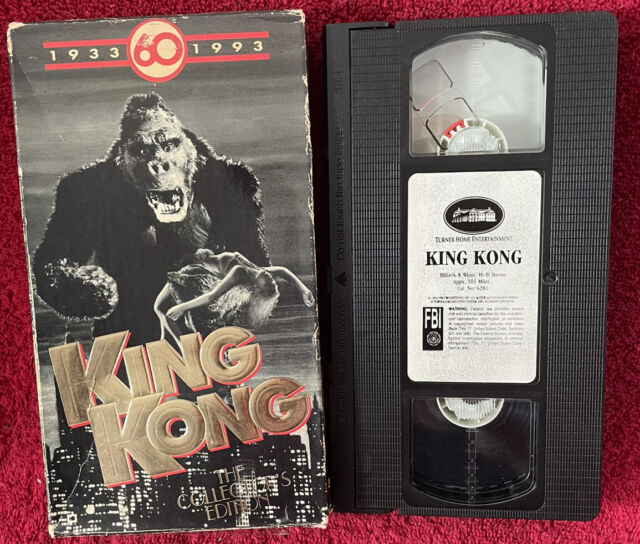 King Kong, the original uncut version, 1933, B&W, VHS Nostalgia  Merchant 86112050133