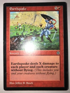Earthquake Portal Second Age MP Red Rare MTG - Picture 1 of 2