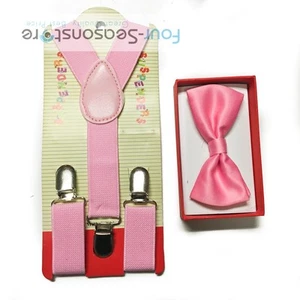 20 Style Of Children Toddler Baby Child Under Age of 6, kid's bow tie suspender - Picture 1 of 36