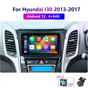 Wireless Carplay Android 4-64G For Hyundai Elantra GT 2013-17 Car Radio WIFI GPS - Picture 1 of 18