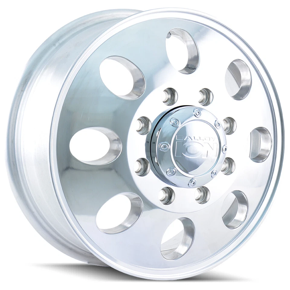 ION ALLOY 167 Dually Front Rim 16X6 8X170 Offset 102 Polished (Quantity of 1) - Image 1 of 2