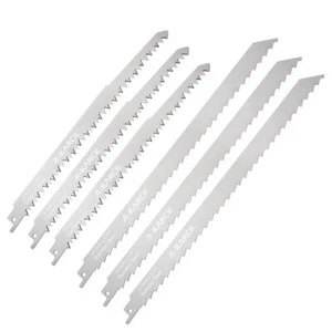 Stainless Steel Reciprocating Saw Blades for Frozen Meat Beef Bone Food 6 PACK - Picture 1 of 6
