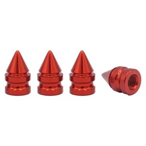 4 X You.S Valve Caps Rivets Cover Light Red Metallic for Car Truck Motorcycle - Picture 1 of 2