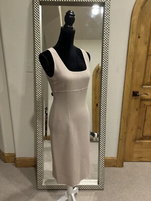 Michael Kors Italian Tan Virgin Wool Knee Length Sheath Dress US 10 - Image 1 of 4